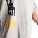 Iron tee, graymelange/black-Miesten T-paita-GASP-M-Aminopörssi