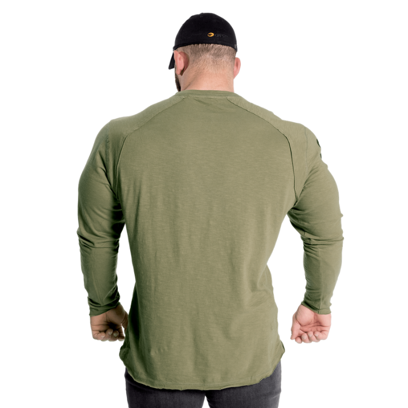 Throwback LS Tee, Washed Green-Miesten hupparit ja pitkähihaiset-GASP-S-Aminopörssi