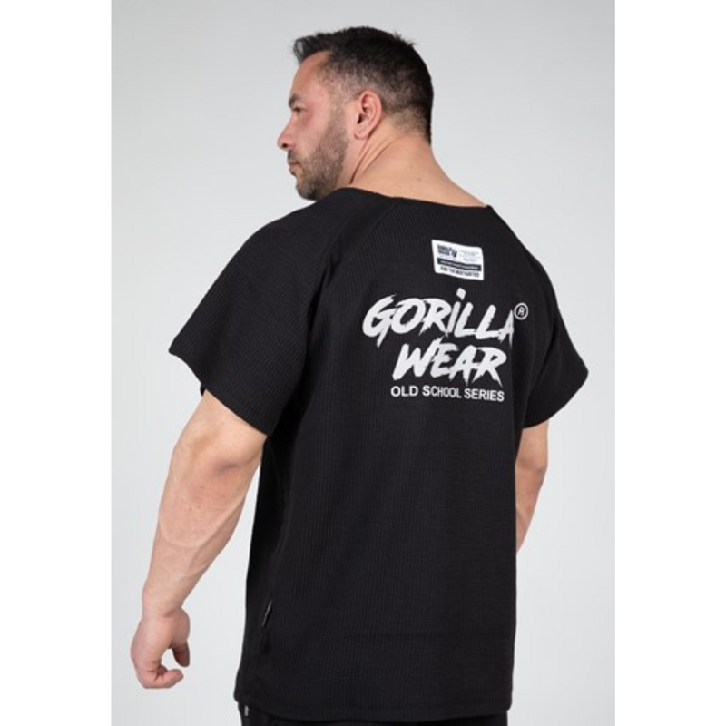 Augustine Old School Workout Top, black-Miesten T-paita-Gorilla Wear-S/M-Aminopörssi