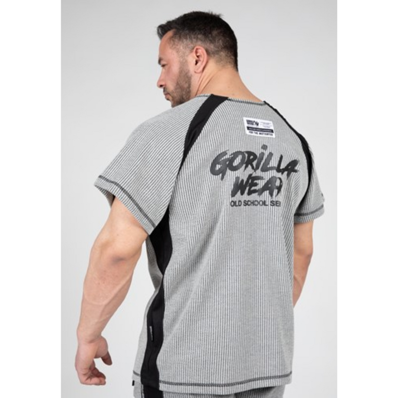 Augustine Old School Workout Top, Gray-Miesten T-paita-Gorilla Wear-S/M-Aminopörssi