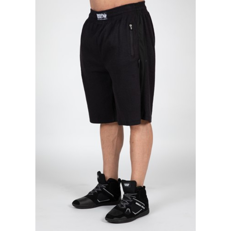 Augustine Old School Shorts, Black-Miesten shortsit-Gorilla Wear-S/M-Aminopörssi