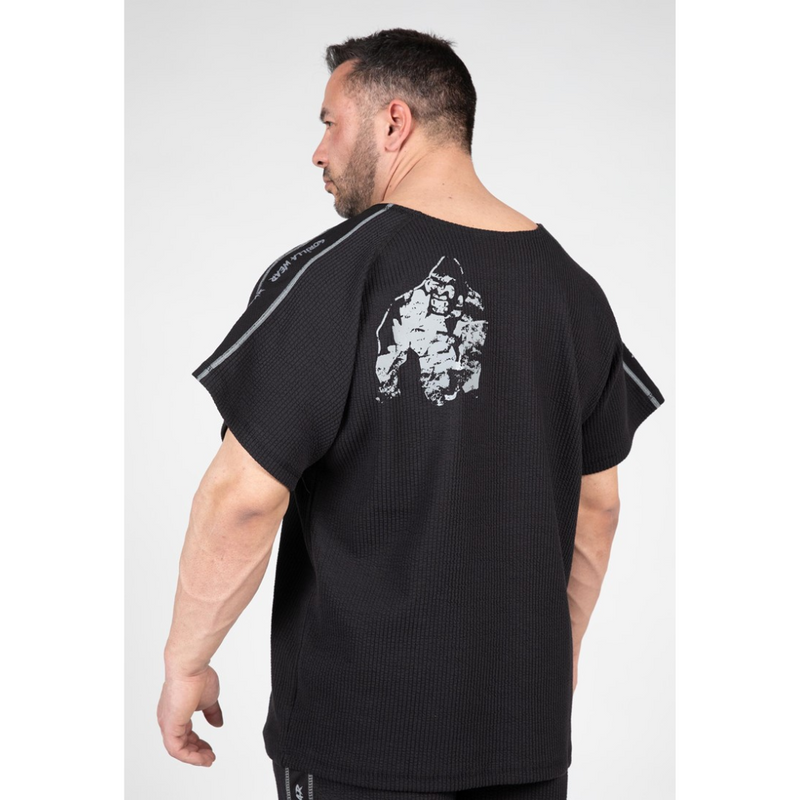 Buffalo Old School Workout Top, black/gray-Miesten T-paita-Gorilla Wear-S/M-Aminopörssi