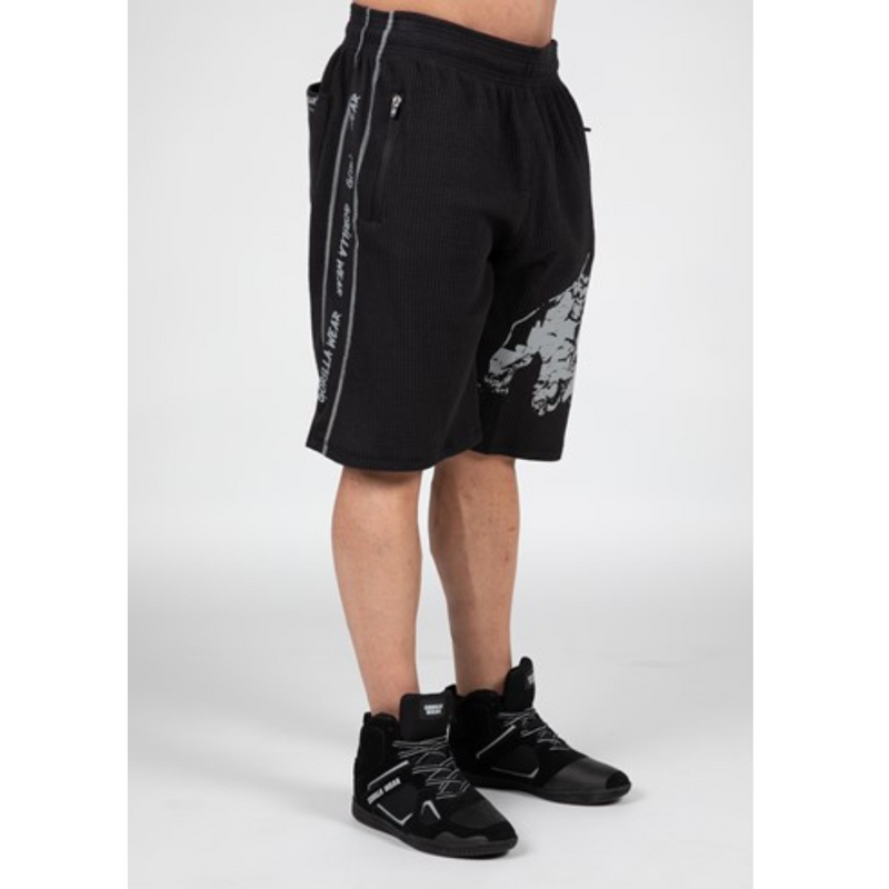 Buffalo Old School Shorts, Black/Gray-Miesten shortsit-Gorilla Wear-S/M-Aminopörssi