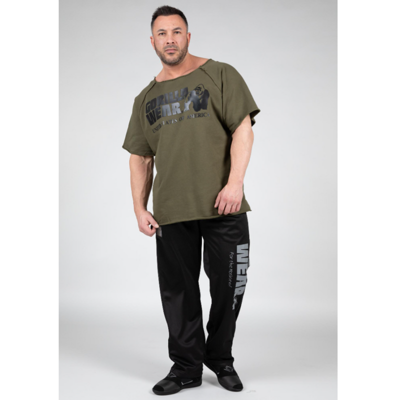 Classic Workout Top, army green-Miesten T-paita-Gorilla Wear-S/M-Aminopörssi