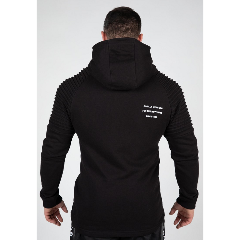 Delta Hoodie, black-Miesten hupparit ja pitkähihaiset-Gorilla Wear-S-Aminopörssi