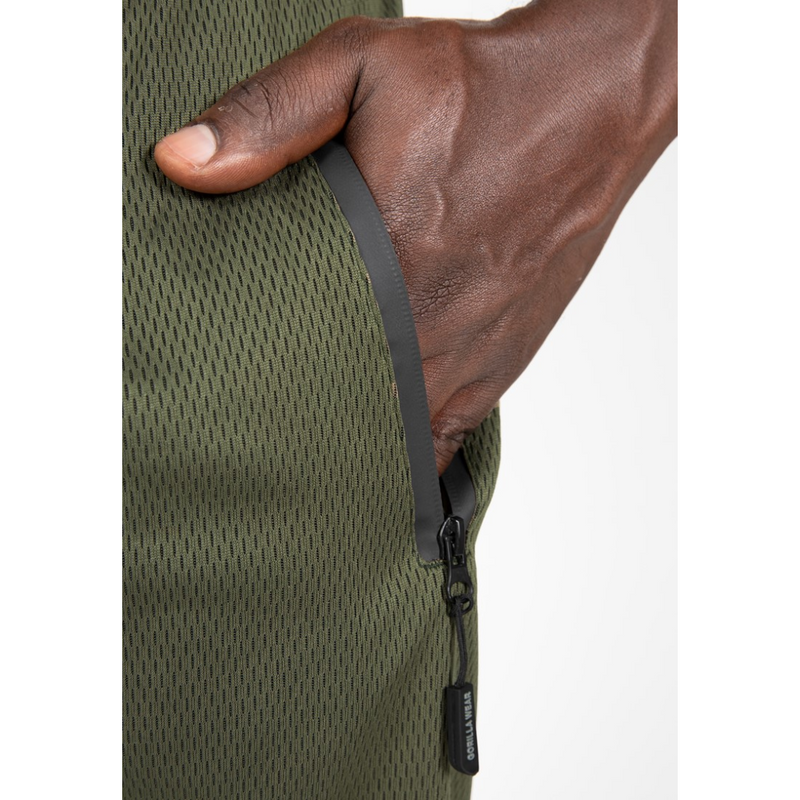 Mercury Mesh Pants - Army Green/Black-Miesten housut-Gorilla Wear-S/M-Aminopörssi