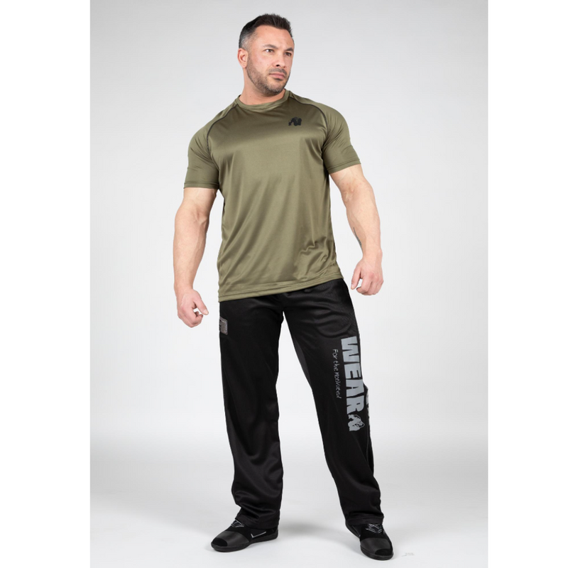 Performance T-shirt army green-Miesten T-paita-Gorilla Wear-S-Aminopörssi