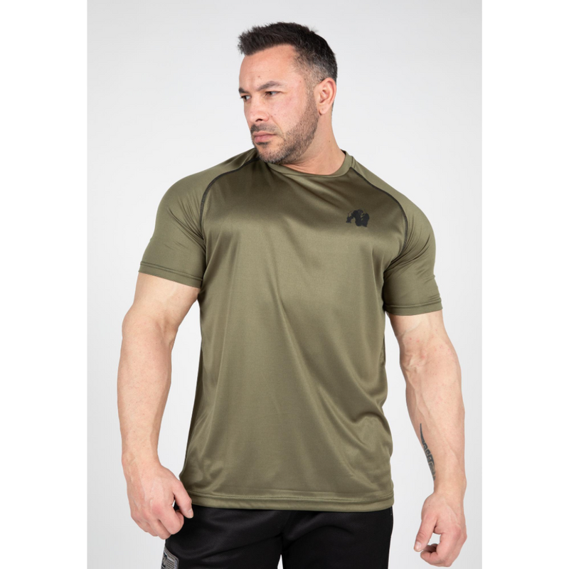 Performance T-shirt army green-Miesten T-paita-Gorilla Wear-S-Aminopörssi