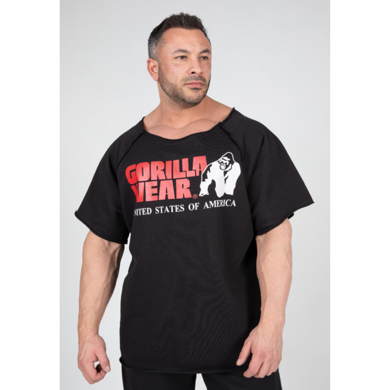 Classic Workout Top, musta-Miesten T-paita-Gorilla Wear-S/M-Aminopörssi