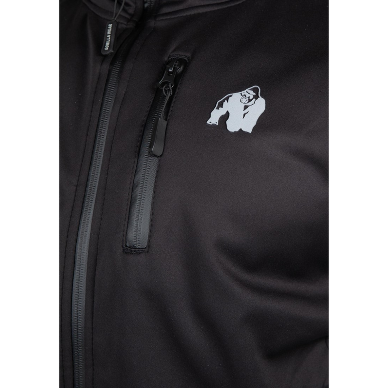 Glendale Softshell Jacket, musta-Miesten takit-Gorilla Wear-S-Aminopörssi