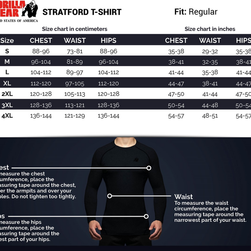 Stratford T-Shirt, Black-Miesten T-paita-Gorilla Wear-S-Aminopörssi