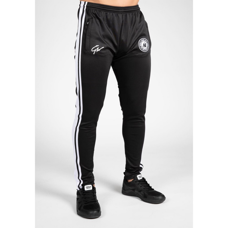 Stratford Track Pants Black-Miesten housut-Gorilla Wear-S-Aminopörssi