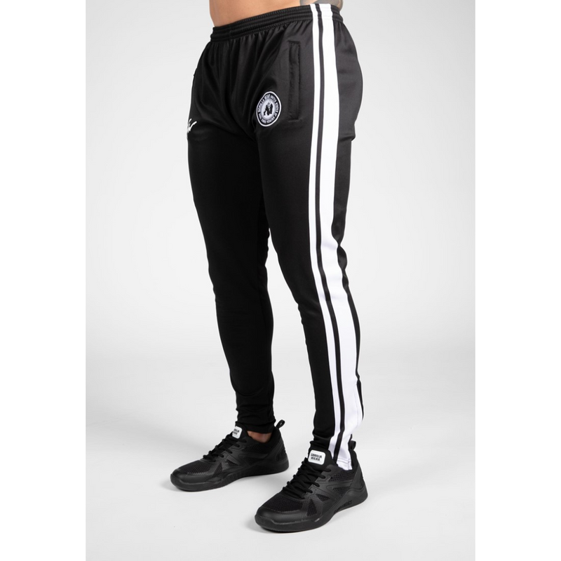 Stratford Track Pants Black-Miesten housut-Gorilla Wear-S-Aminopörssi