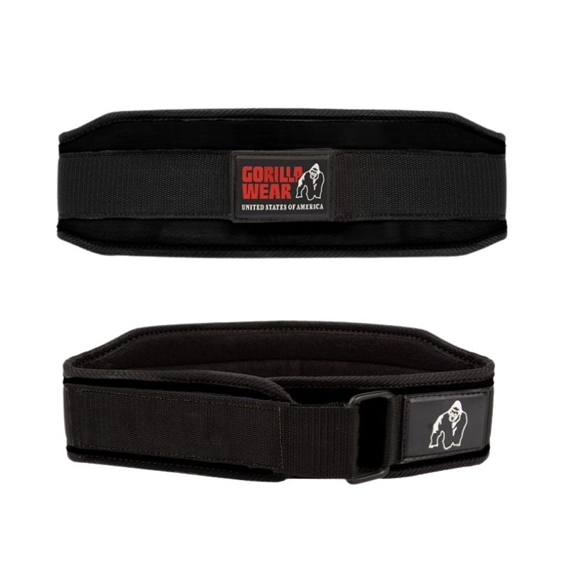 4 Inch Women's Lifting Belt, black-Nostovyö-Gorilla Wear-S-Aminopörssi