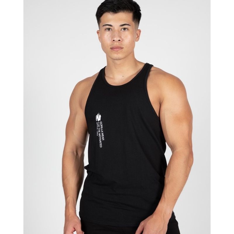 Carrizo Tank Top, Black-Miesten hihaton-Gorilla Wear-S-Aminopörssi