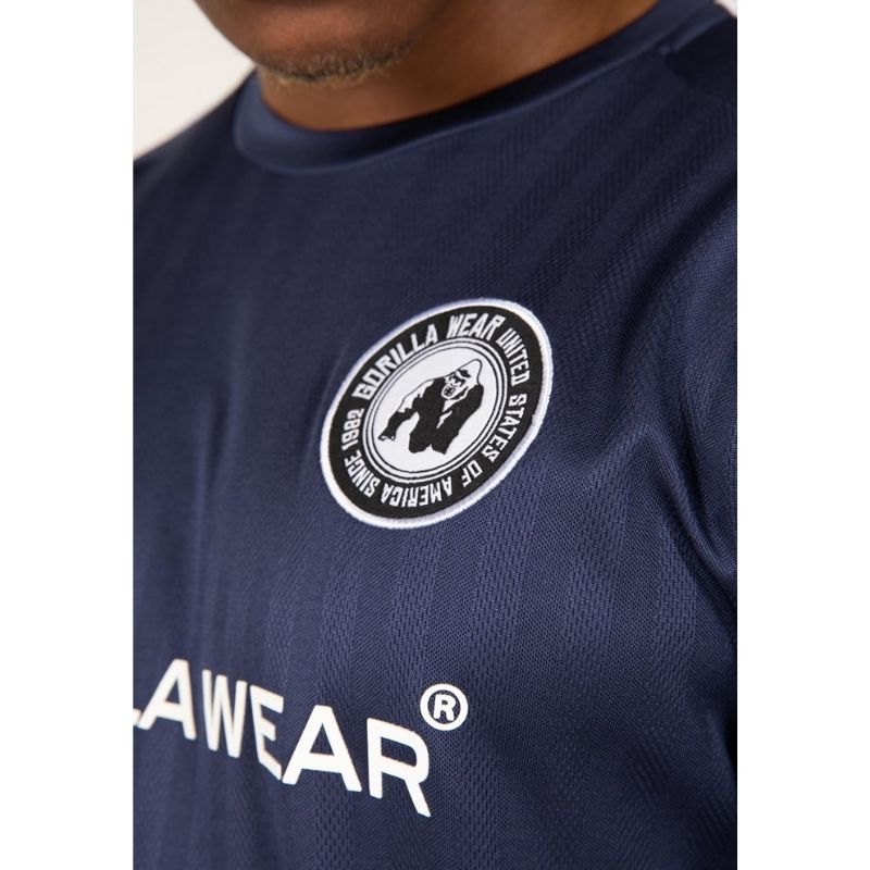 Stratford T-Shirt, Navy-Miesten T-paita-Gorilla Wear-S-Aminopörssi
