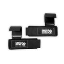 Weight Lifting Hooks, black/white vetoremmikoukku-Vetoremmikoukku-Gorilla Wear-Aminopörssi