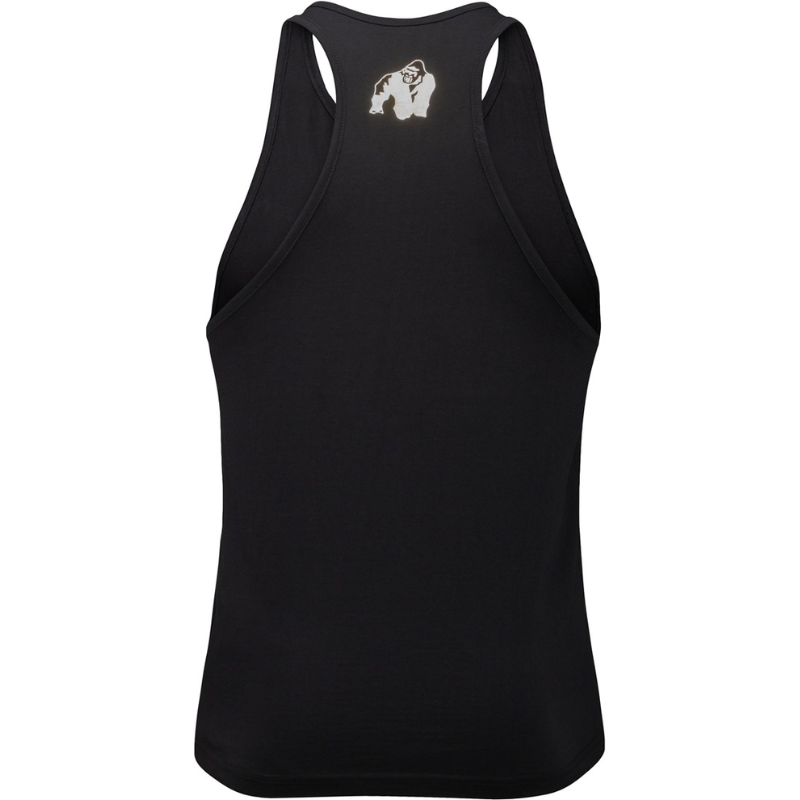 Classic Tank Top - Black/Gold-Miesten hihattomat paidat-Gorilla Wear-S-Aminopörssi