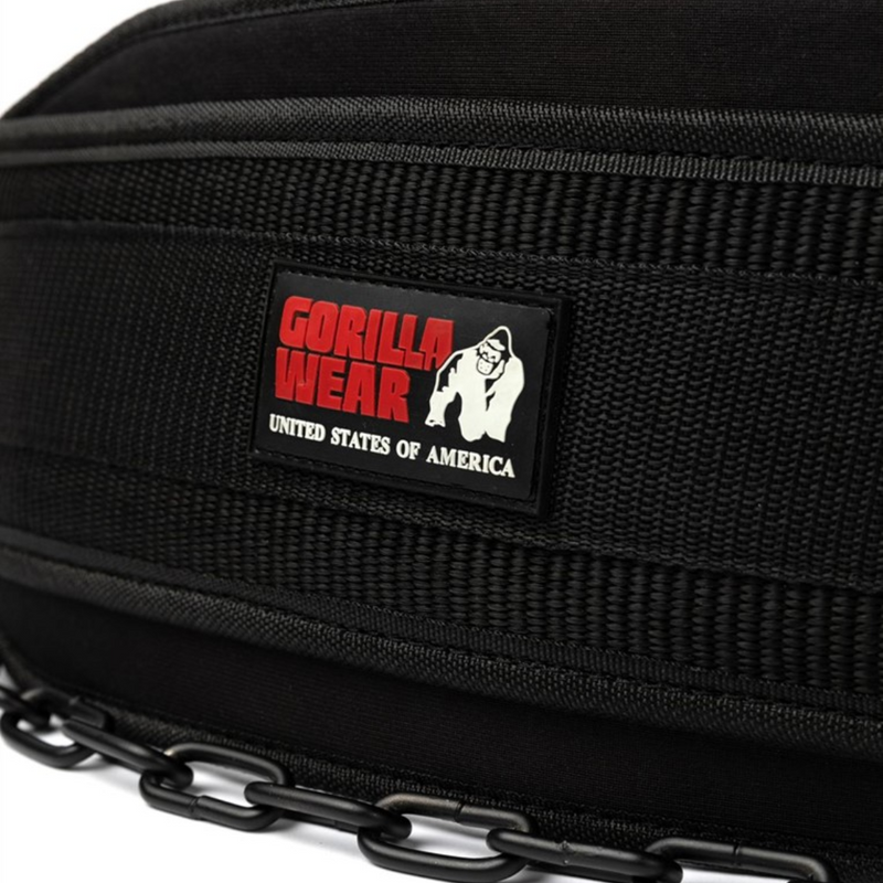 Gorilla Wear Nylon Dip Belt, black-Nostovyö-Gorilla Wear-Aminopörssi
