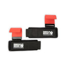 Weight Lifting Hooks, black/red vetoremmikoukku-Vetoremmikoukku-Gorilla Wear-Aminopörssi