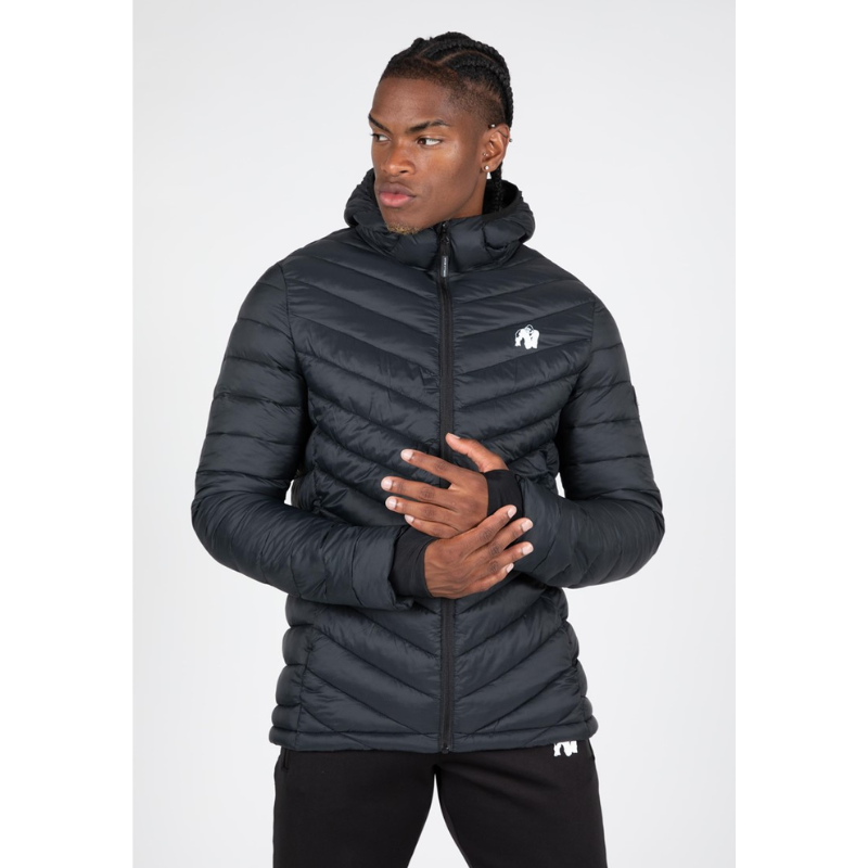 Osborn Puffer Jacket - Black-Miesten takit-Gorilla Wear-S-Aminopörssi