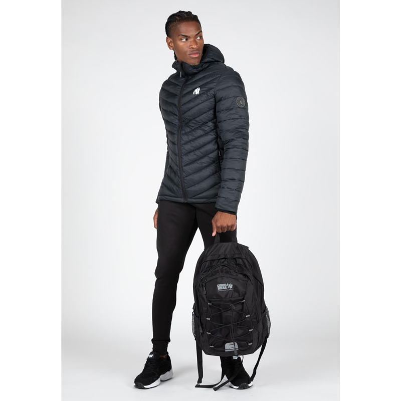 Osborn Puffer Jacket - Black-Miesten takit-Gorilla Wear-S-Aminopörssi