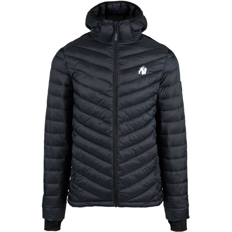 Osborn Puffer Jacket - Black-Miesten takit-Gorilla Wear-S-Aminopörssi