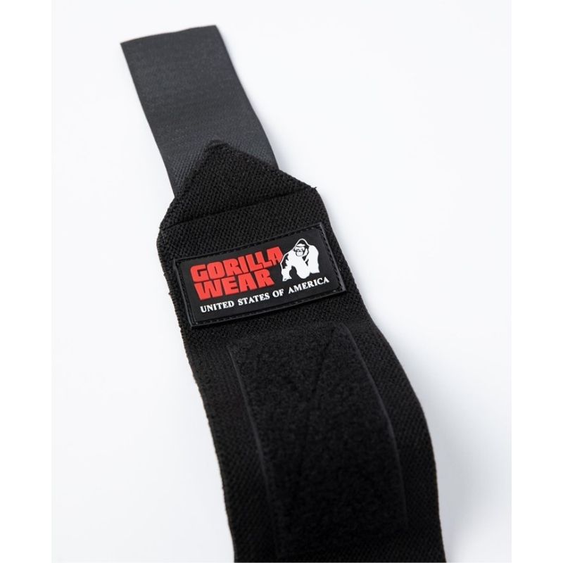 Wrist Wraps PRO Black/Red-Rannesiteet-Gorilla Wear-Aminopörssi