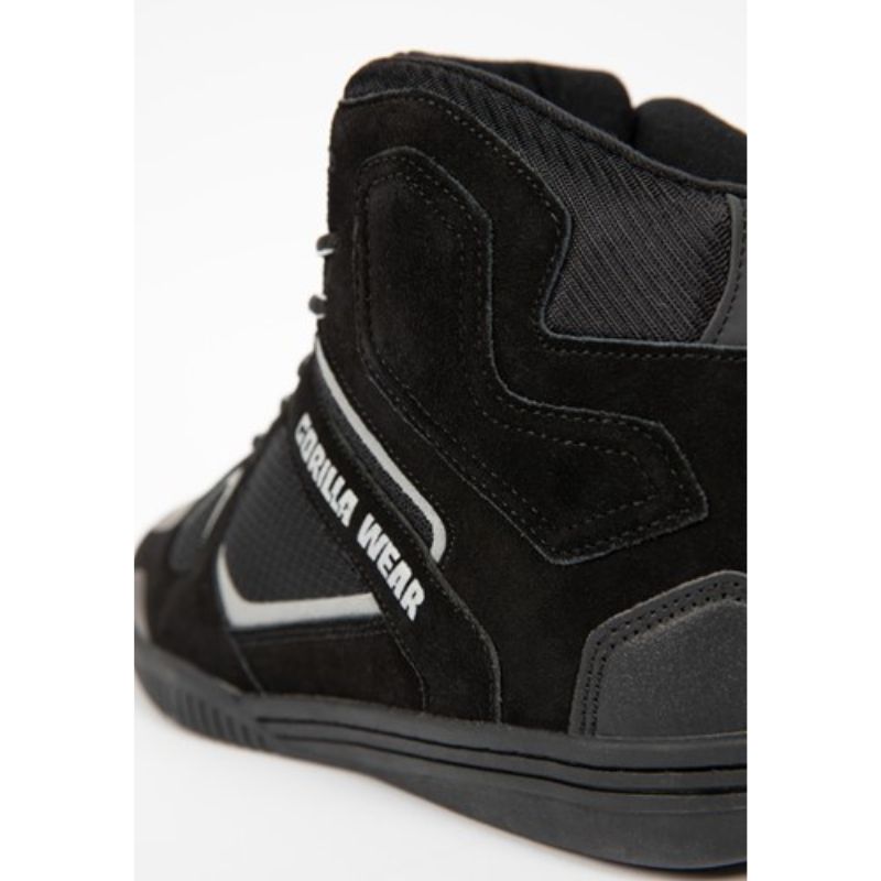 Troy High Tops - Black/Gray-Miesten kengät-Gorilla Wear-41-Aminopörssi