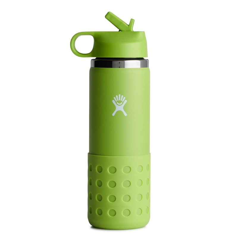 Kids Wide Mouth Straw Lid and Boot, 591ml Seagrass-Teräspullo-Hydro Flask-Aminopörssi