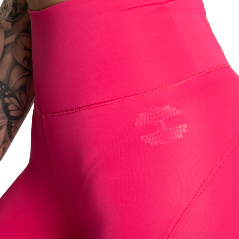 High Waist Leggings, Hot Pink-Naisten trikoot ja leggingsit-Better Bodies-XS-Aminopörssi