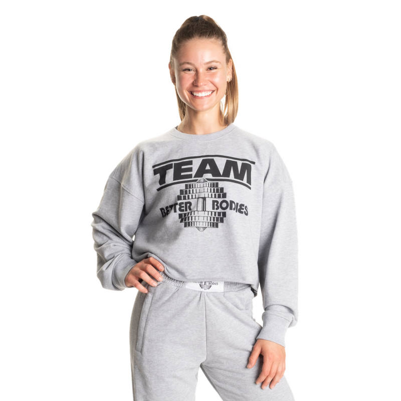 Highbridge Sweater, Gray-Naisten pitkähihaiset ja hupparit-Better Bodies-XS-Aminopörssi