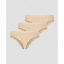 Invisible Thong 3-pack, beige-Naisten alusasut-ICANIWILL-XS-Aminopörssi