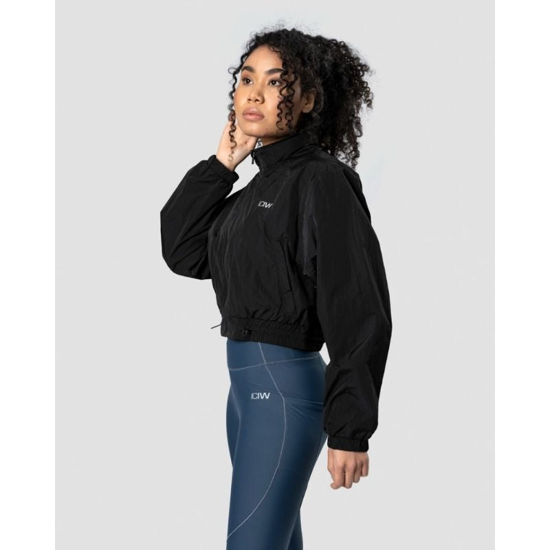 Mercury Cropped Jacket Black-Naisten takki-ICANIWILL-Aminopörssi