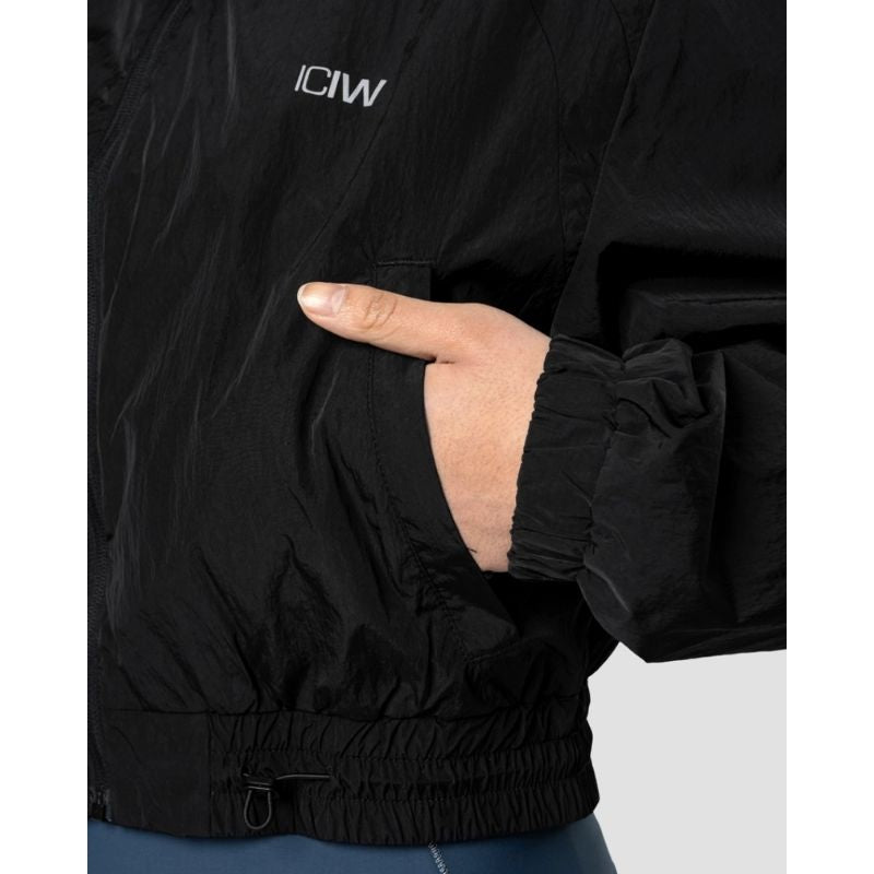 Mercury Cropped Jacket Black-Naisten takki-ICANIWILL-Aminopörssi