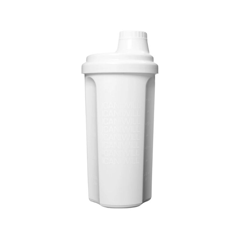 Shaker White, 500 ml-Juomapullo-ICANIWILL-Aminopörssi