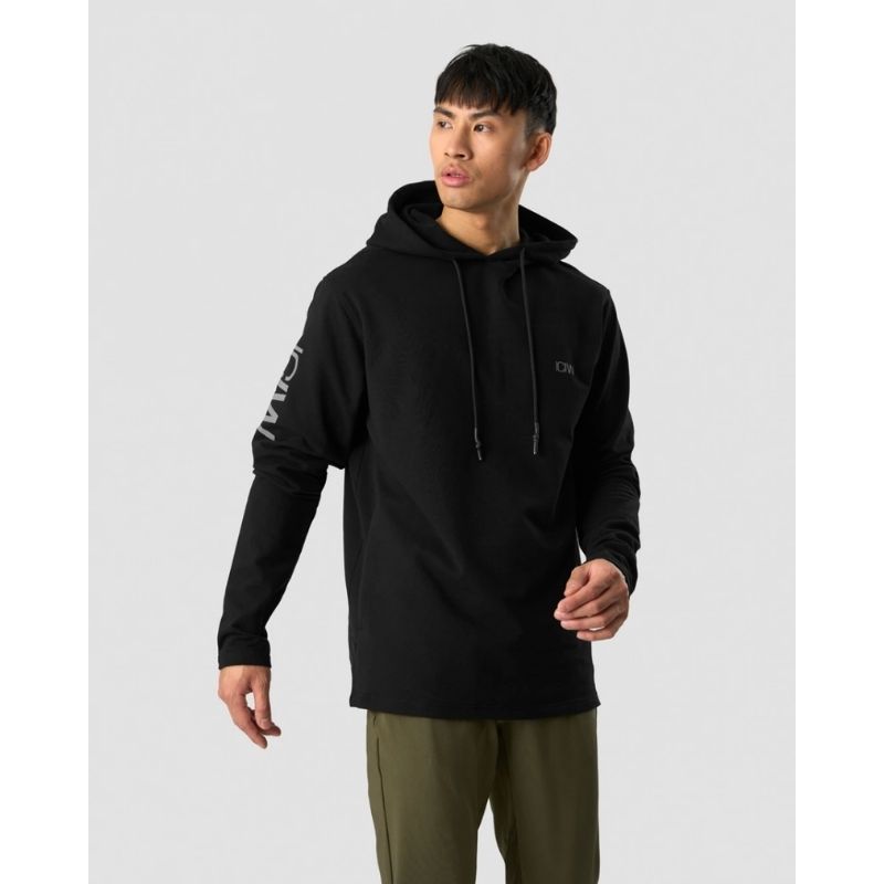 Stride Hoodie Men Black-Miesten hupparit ja pitkähihaiset-ICANIWILL-S-Aminopörssi