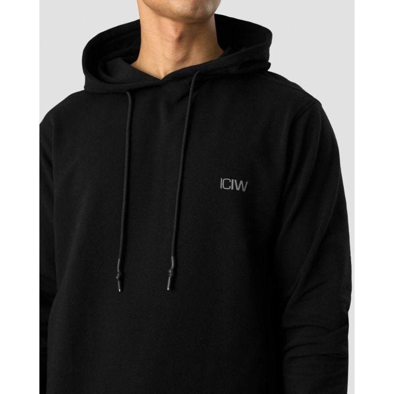 Stride Hoodie Men Black-Miesten hupparit ja pitkähihaiset-ICANIWILL-S-Aminopörssi