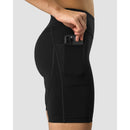 Scrunch V-shape pocket biker shorts, black-Naisten trikoot ja leggingsit-ICANIWILL-XS-Aminopörssi