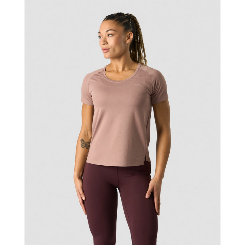 Stride T-shirt Wmn Mauve-Naisten lyhythihaiset ja topit-ICANIWILL-XS-Aminopörssi