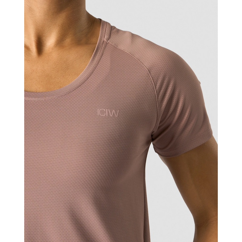 Stride T-shirt Wmn Mauve-Naisten lyhythihaiset ja topit-ICANIWILL-XS-Aminopörssi