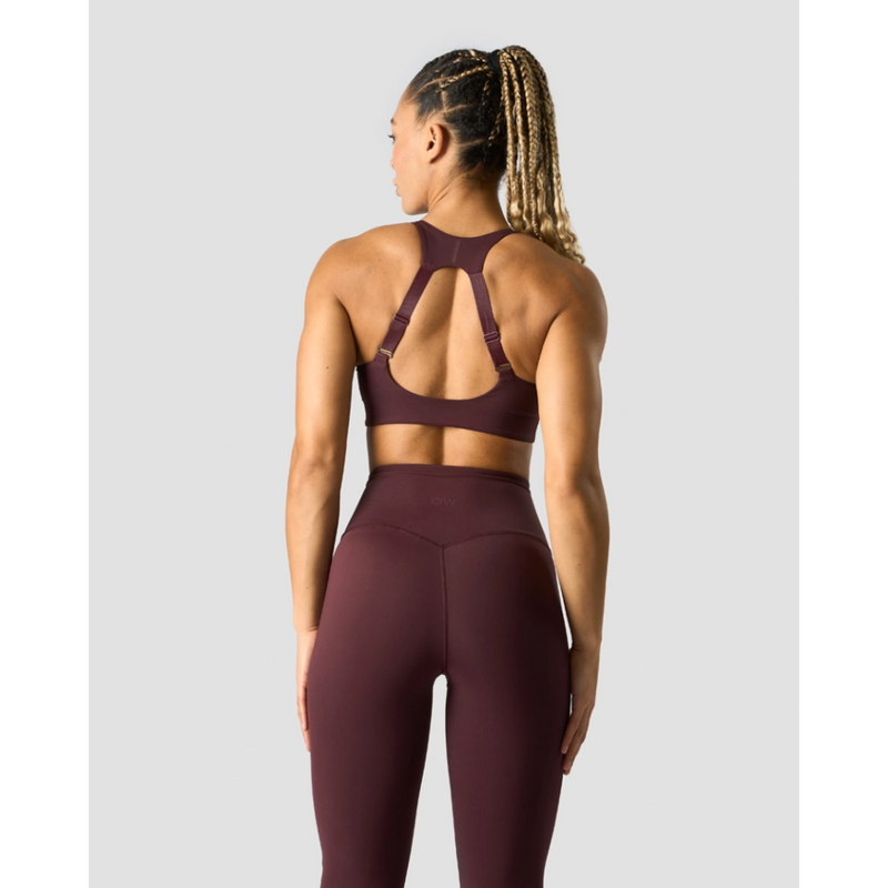 Stride Sports Bra Burgundy-Naisten urheiluliivit-ICANIWILL-XS-Aminopörssi