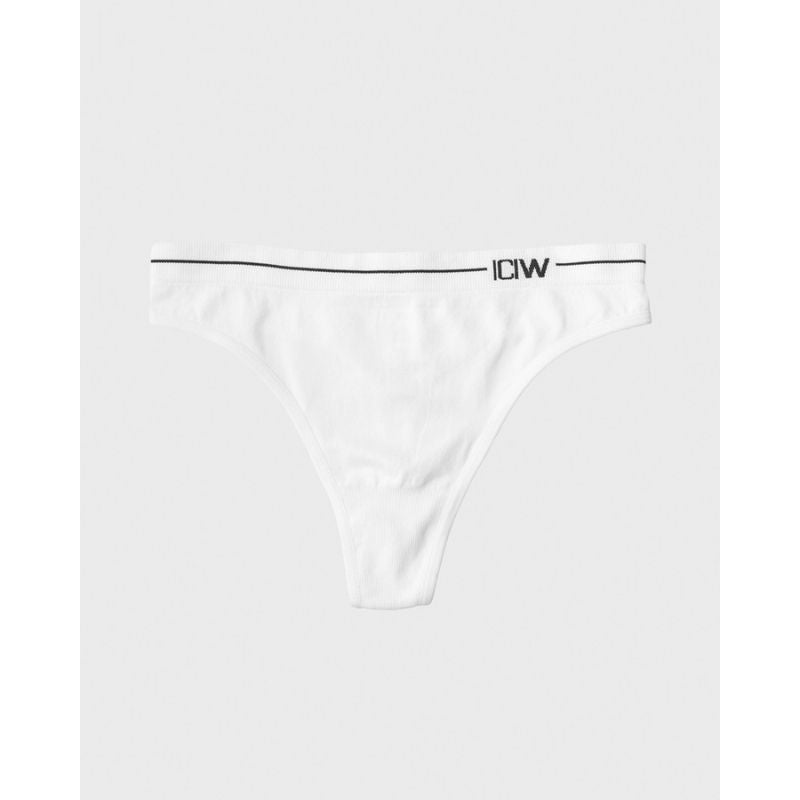 Everyday Seamless Thong 2-pack, musta/valkoinen-Naisten alusasut-ICANIWILL-XS-Aminopörssi