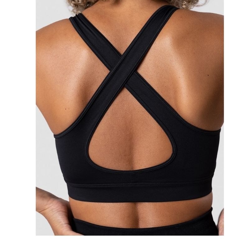 Scrunch Sports Bra Wmn, Black-Urheiluliivit-ICANIWILL-XS-Aminopörssi