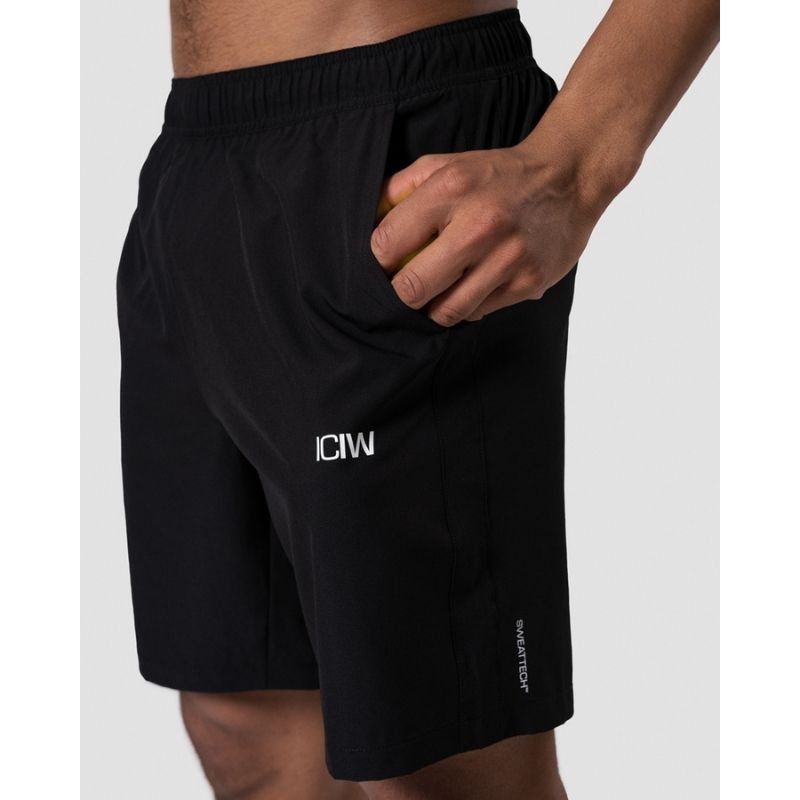 Smash Padel Shorts Men, black-Shortsit-ICANIWILL-S-Aminopörssi
