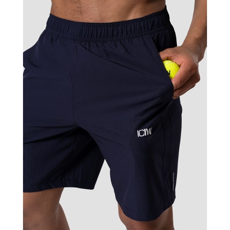 Smash Padel Shorts Men, navy-Shortsit-ICANIWILL-S-Aminopörssi