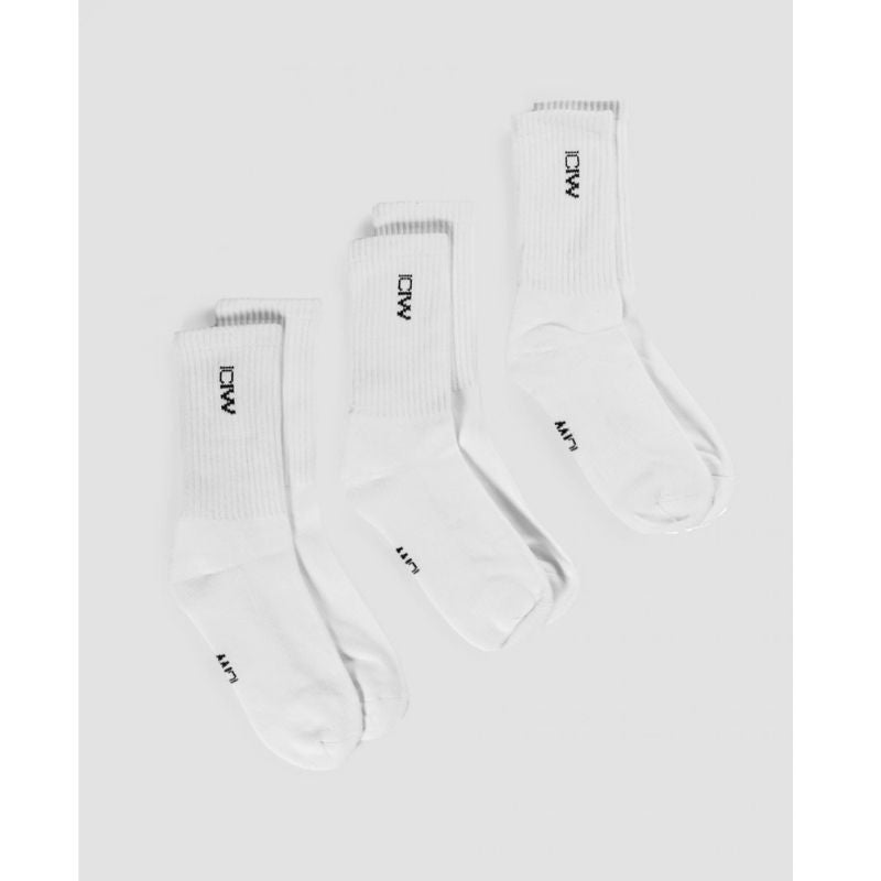 Training Socks, valkoinen 3 paria/pakkaus-Sukat-ICANIWILL-35-38-Aminopörssi