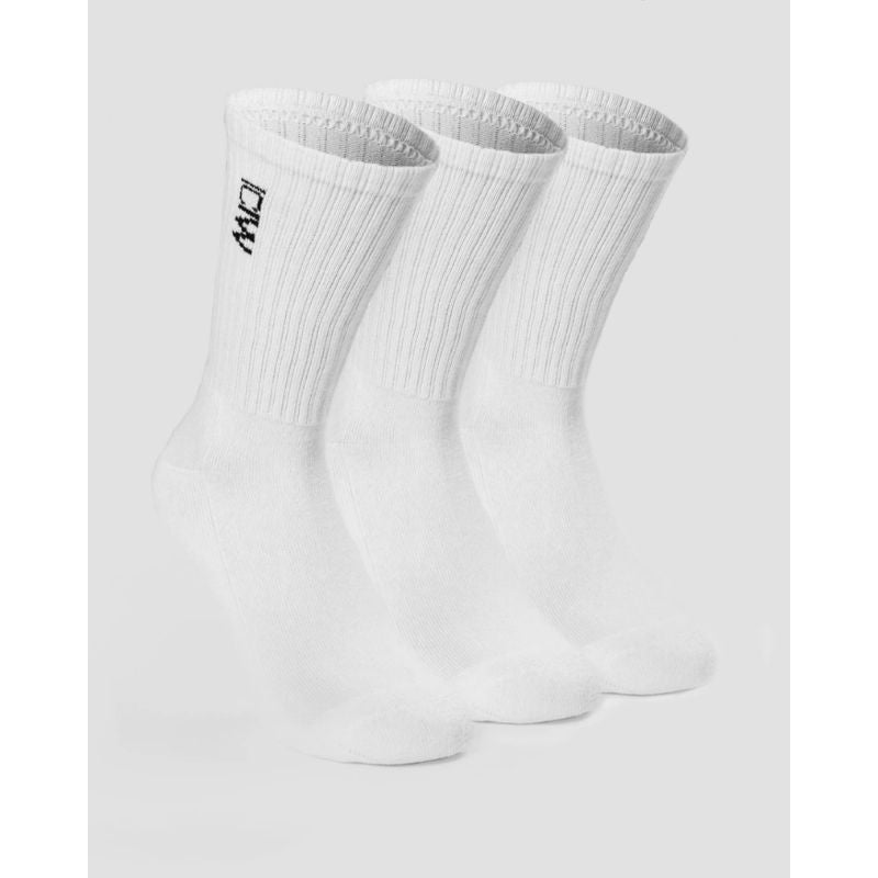 Training Socks, valkoinen 3 paria/pakkaus-Sukat-ICANIWILL-35-38-Aminopörssi