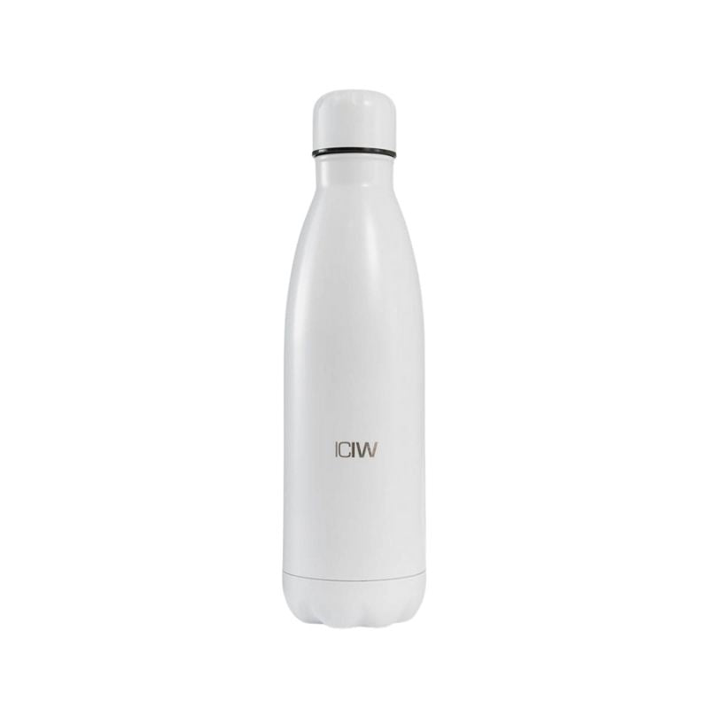 Waterbottle Stainless Steel 500ml White-Juomapullo-ICANIWILL-Aminopörssi