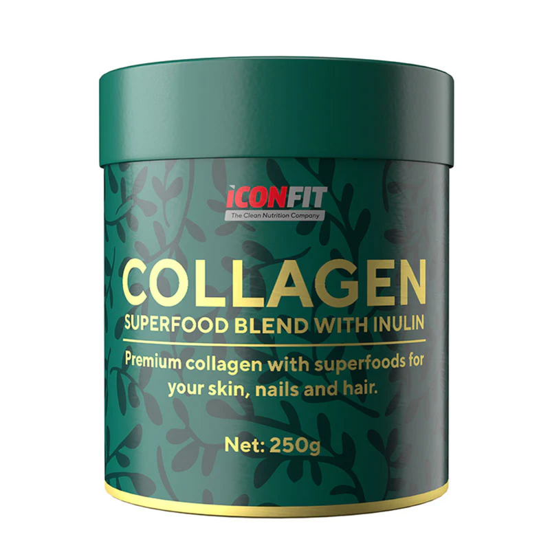 Collagen Superfoods, 250g-Kollageeni-ICONFIT-Vadelma-Mustaherukka-Aminopörssi